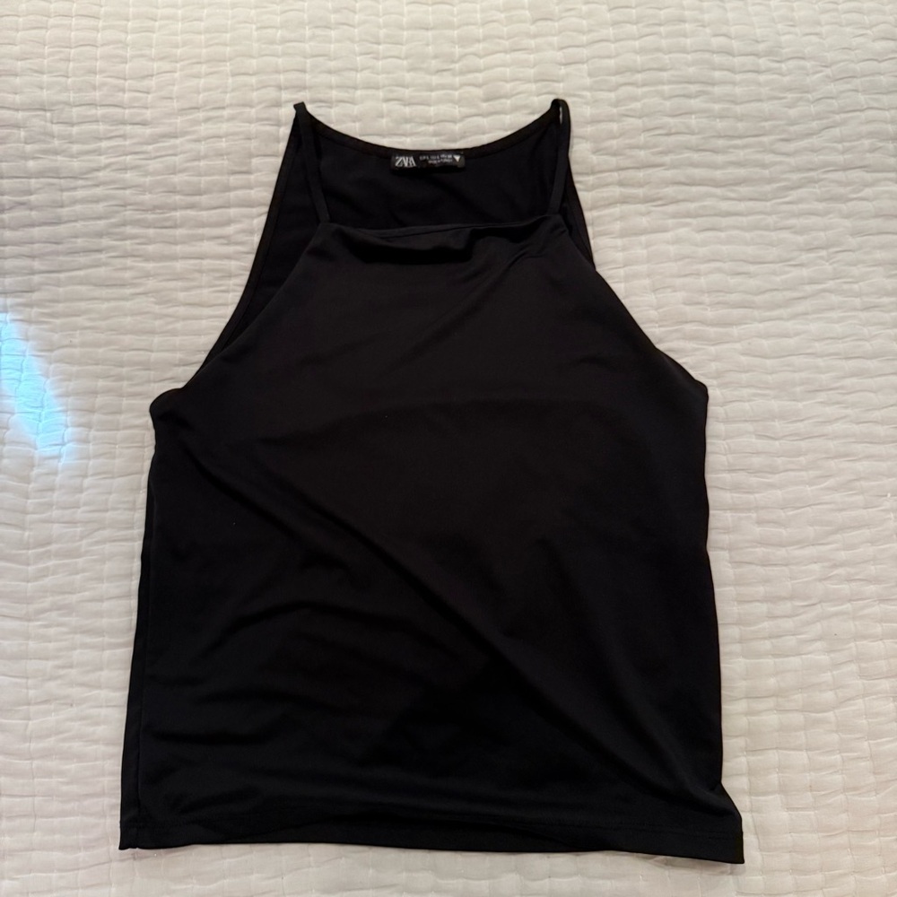 Black Sleeveless Zara Top